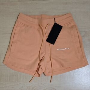 NWT Alphalete Women's Essential Athletic Orange Frost Shorts Size: XS